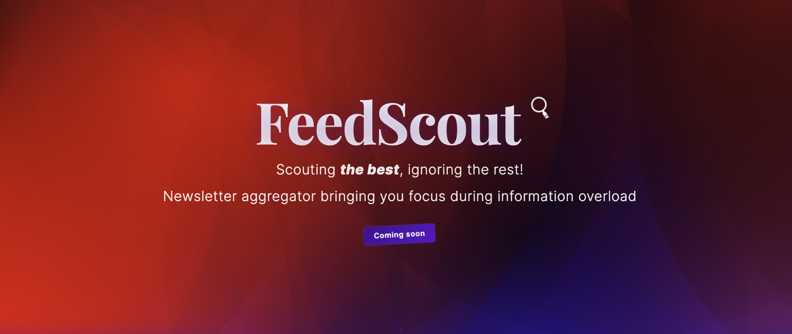 FeedScout interface screenshot